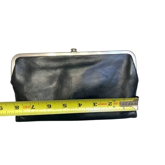 Hobo black leather clutch wallet - Picture 6 of 8